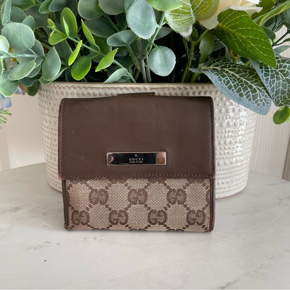 Gucci Handbags - Gucci Trifold Wallet  GG Canva